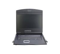 Digitus Professional DS-72211 - Console KVM - 19" - rack-montable - 1366 x 768 @ 60 Hz - 1000:1 - RAL 9005, noir - 1U