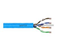 DIGITUS Professional Installation Cable - Câble en vrac - 305 m - UTP - CAT 6a - IEEE 802.5/IEEE 802.3 - sans halogène, colonne montante - bleu clair, RAL 5012
