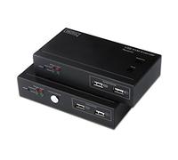 Digitus Prolongateur KVM USB Cat 5 1280x1024/60 Hz avec 1 émetteur et 1 transmetteur chargeur inclus 200 m