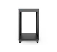 Digitus Rack audio DN-48001 19 pouces 16U – Non monté, 136 kg, roulettes, noir