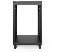 Digitus Rack audio DN-48001 19 pouces 16U – Non monté, 136 kg, roulettes, noir