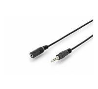 Audio extension cable, stereo 3.5mm M/F, 1.50m, 2x0.10/10, bl