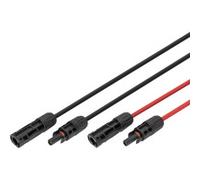 Digitus Kit de rallonge de câble solaire 2x5 m 6 mm² MC4 IP65/68 XLPO 1x rouge/1x noir