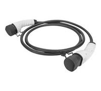 DIGITUS - Rallonge électrique - IEC 62196 Type 2 mâle bouchon de protection pour IEC 62196 Type 2 femelle bouchon de protection - 10 m - noir - monophasé G