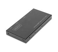 DIGITUS Répartiteur HDMI 1x2 - 1x entrée, 2 Ports de Sortie - UHD 4K 60 Hz | HDMI 2.0, HDCP 2.2, 1.4 - HDR, 3D, Deep Color, protection ESD