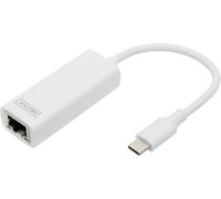 Digitus réseau informatique, USB 3.0 Adaptateur [1x USB 3.0 mâle type C - 1x RJ45 femelle] DN-3024 20.00 cm blindé