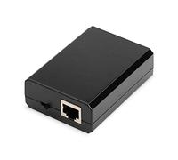 DIGITUS Séparateur PoE - IEEE802.3af - Gigabit Ethernet - Tension de Sortie 5, 9, 12 Volt - Fiche et Prise DC 3.5mm