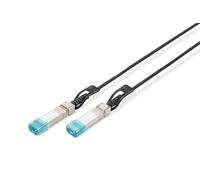 DIGITUS SFP+ DAC Cable - 10 Gbit/s - compatible avec HP Aruba - Câble réseau - 2 m - Direct Attach Cable - Direct Attach Copper - AWG30 Twinax - Noir
