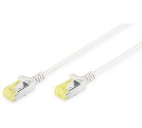 DIGITUS Slim patch cable Cat. 6A U/FTP 1.0 m gris Set