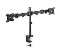 Digitus Support universel pour double écran avec pince de fixation, Support de moniteur