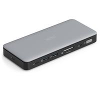 Digitus Station d'accueil USB-C® DA-70917 avec fonction de chargement, lecteur de cartes intégré, sl