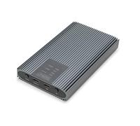DIGITUS Station de clonage M.2 - USB 3.2 Gen2x2 Type-C - 20 Gbit/s - Supporte Les SSD NVMe jusqu'à 8 TB - pour SSD 2230/2242/2260/2280 - sans Outil - Boîtier Aluminium - Gris
