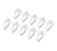 DIGITUS Support de guidage 44 x 60 mm, 10 Unités, gris | Tôle d'acier - Pour les armoires Unique, Unique Light ou Server-N - Anneaux de gestion des câbles - avec matériel de fixation