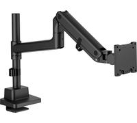 Digitus DA-90475 : Support écran 57" max 27kg, VESA 75x75/100x100, Pince/Oeillet, Inclinaison +/-75°, Rotation 180°, Hauteur réglable, Gestion câbles