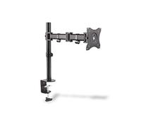 DIGITUS Support d'écran - Pince de table - 1 écran - Jusqu'à 27 pouces - Jusqu'à 1x 8 kg - VESA 75x75, 100x100 - Noir