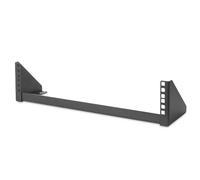 DIGITUS Support Mural Vertical - 19 Pouces, 2U - Non monté | Capacité de charge de 20 kg - Cadre universel pour équipements 19" - Pour accessoires audio-vidéo - 105 x 504 x 151 mm - Noir