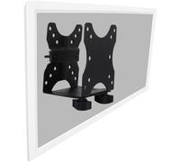 Multifunction Mini Desk PC Holder for table clamp or between VESA mount, VESA 75x75, 100x100