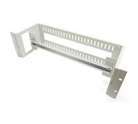 Digitus Support de rail DIN 19 pouces 3U – face arrière avec passage de câble, largeur 390 mm