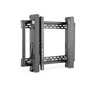 DIGITUS Support TV Mural - pour téléviseurs ou moniteurs 45-70" - Fonction Pop-Out - Charge Max. 70 kg - VESA 200x200 à 600x400 - antivol - réglage Fin - Noir