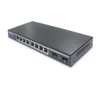 Digitus Switch géré Gigabit PoE L2 à 8 ports + 2 SFP