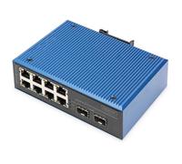 Digitus Switch PoE Fast Ethernet industriel 8+2 ports