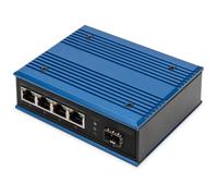 Digitus Switch réseau Gigabit Ethernet 4 ports, industriel, non administrable, 1 SFP uplink