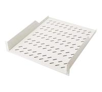 DIGITUS Tablette Fixe - 19 Pouces - 2UH - Fixation Avant - Charge admissible 25 kg - pour armoires réseaux et serveurs - Profondeur d'armoire à partir de 800 mm - Gris