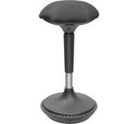Digitus Tabouret ergonomique DA-90422, réglable (vérin à gaz), assise pivotante, 125 kg, noir