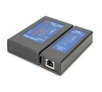Digitus Testeur de câbles réseau DN-14001-2 – LED, Cat.5e–Cat.6A, RJ45/RJ12/RJ11, Auto-Scan PoE