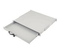 Digitus Tiroir 19" 1U pour armoire réseau/serveur – profondeur réglable, verrouillable – Gris