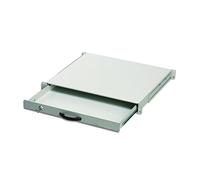 Digitus Tiroir 19" 1U pour armoire réseau/serveur – profondeur réglable, verrouillable – Gris