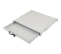 Digitus Tiroir 19" 1U pour armoire réseau/serveur – profondeur réglable, verrouillable – Gris