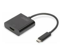 Digitus TV, écran Adaptateur [1x USB-C® mâle - 1x HDMI femelle] DA-70852 Noir G