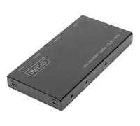 DS-45322 2 ports Répartiteur hdmi affichage led, boîtier métallique, compatible avec lultra hd 4096 x 2160 pixe - Digitus