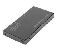 Digitus Répartiteur HDMI DS-45322 2 ports affichage LED boîtier métallique Ultra HD 4096x2160 Noir