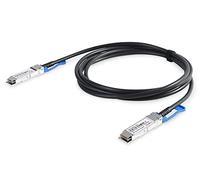 DIGITUS Universal Câble DAC - QSFP28 - 100 Gbit/s - Câble réseau - Direct Attach Cable - Direct Attach Copper - Compatible avec SFF-8665 - AWG30 - 1m - Noir