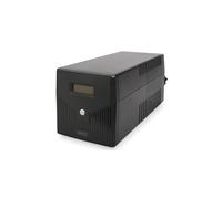 Digitus UPS Interactif Ligne DN-170074 : 1000VA/600W, 230V, Pseudo Sine, AVR, 4 prises CEE 7/7, USB, RS-232, LCD, Autonomie Batterie, Tower