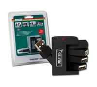 Digitus USB 2.0 Swivel Hub 4-Port 480 Mbit/s Noir