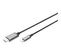 Digitus USB 3.0, USB 3.0 Câble adaptateur [1x USB 3.1 mâle type C, USB-C® mâle