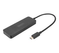 DIGITUS USB-Adapter USB C -> 3x HDMI 4K MST m. Kabel schwarz