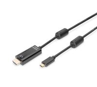 DIGITUS USB C AdapterCable Typ C -HDMI A 4K St/St 2.0m, sw