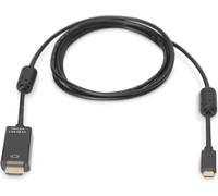 DIGITUS USB C AdapterCable Typ C -HDMI A 4K St/St 5.0m, sw