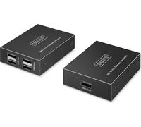 DIGITUS USB Extender 4xUSB-A 150m mit CAT6 schwarz