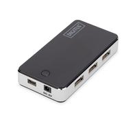 DIGITUS USB-Hub - 7 Ports - USB 2.0 - 7x USB-A - 480 Mbit/s - 1x USB-B mini - in