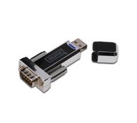DIGITUS USB vers adaptateur série - Convertisseur RS232 - USB 1.1 Type-A vers DSUB 9M - Chipset PL2303RA - Câble d'extension