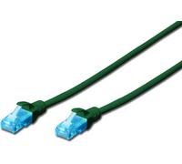 DIGITUS UTP cat 5e patchcord 0.25m PVC vert
