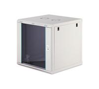 DIGITUS Armoire réseau - Rack 19 Pouces 12U - Non assemblée - Montage Mural - Profondeur 600 mm - Profondeur utile 470 mm - Capacité de Charge 60 kg - Porte vitrée - Série Dynamic-N - Gris