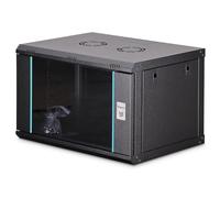 Digitus Armoire réseau 19 pouces 7U Dynamic-N – Mural porte vitrée Noir