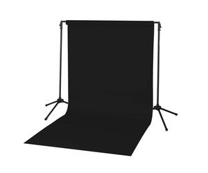 Digixo - Fond tissu en coton 2x3m Noir