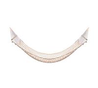 DIGJOBK Hamac Exterieur 1-2 Personne Portable Outdoor hamac Blanc Mesh Corde de Coton for balançoire hamac Porche Plage hamac Patio intérieur for Chambre à Coucher